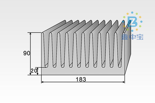 18cm型材散热器-4