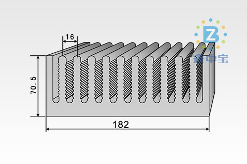 18cm型材散热器-3