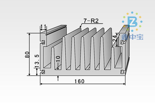 16cm型材散热器-5