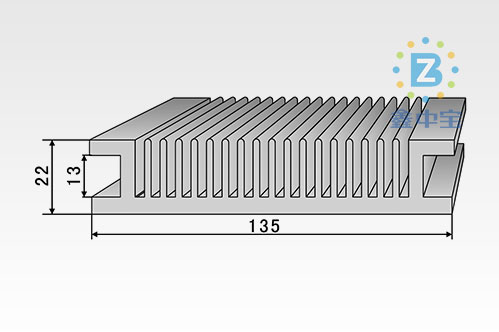 13cm型材散热器-8