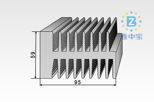 9cm型材散热器-9