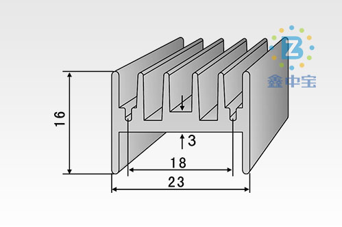 2cm型材散热器-4