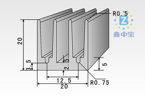2cm型材散热器-2